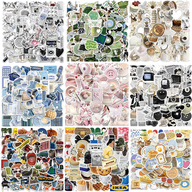 

Hot lucu Korea INS gaya pink Stiker ikea hitam dan putih Anti Air Stikers Berperekat Waterproof sticker decal buat Motor Helm Buku Journal Koper Casing HP Laptop Botol Minum