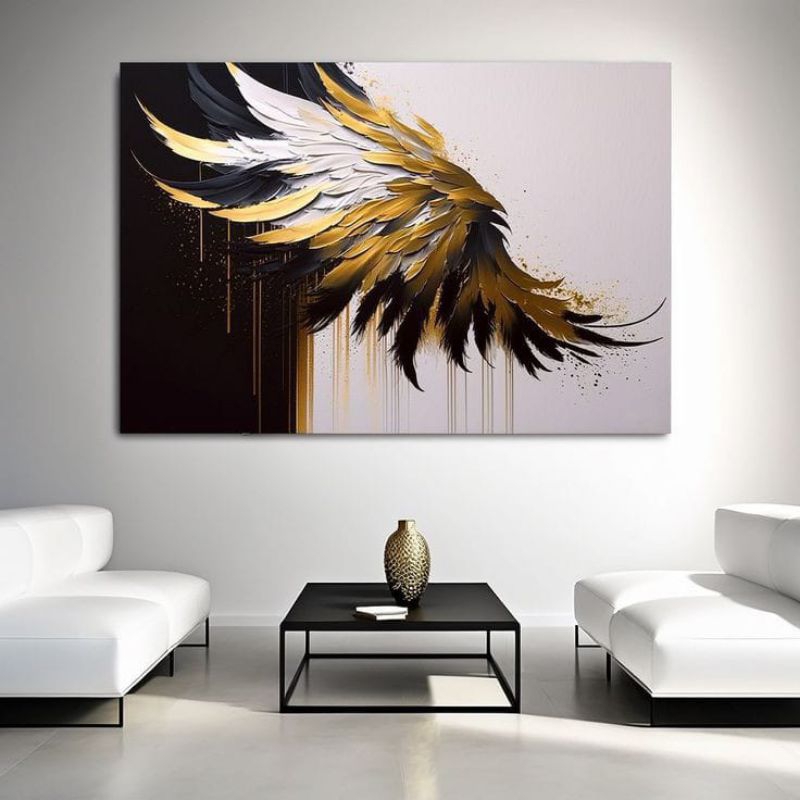 Hiasan Dinding Ruang Tamu Lukisan abstrak mewah Nature Art Classic Modern Aesthetic