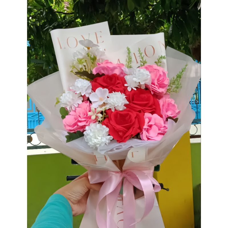 Bouquet Bunga Artificial/Buket Wisuda/Buket Bunga Artificial