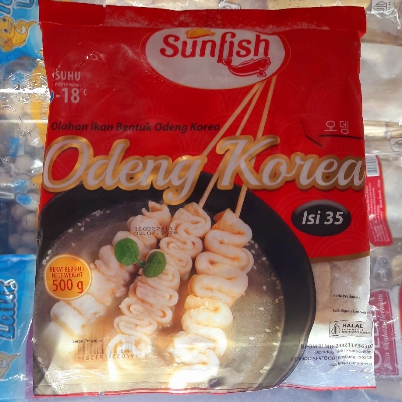 

Odeng Sunfish long fish cake 500gr / odeng korea sunfish