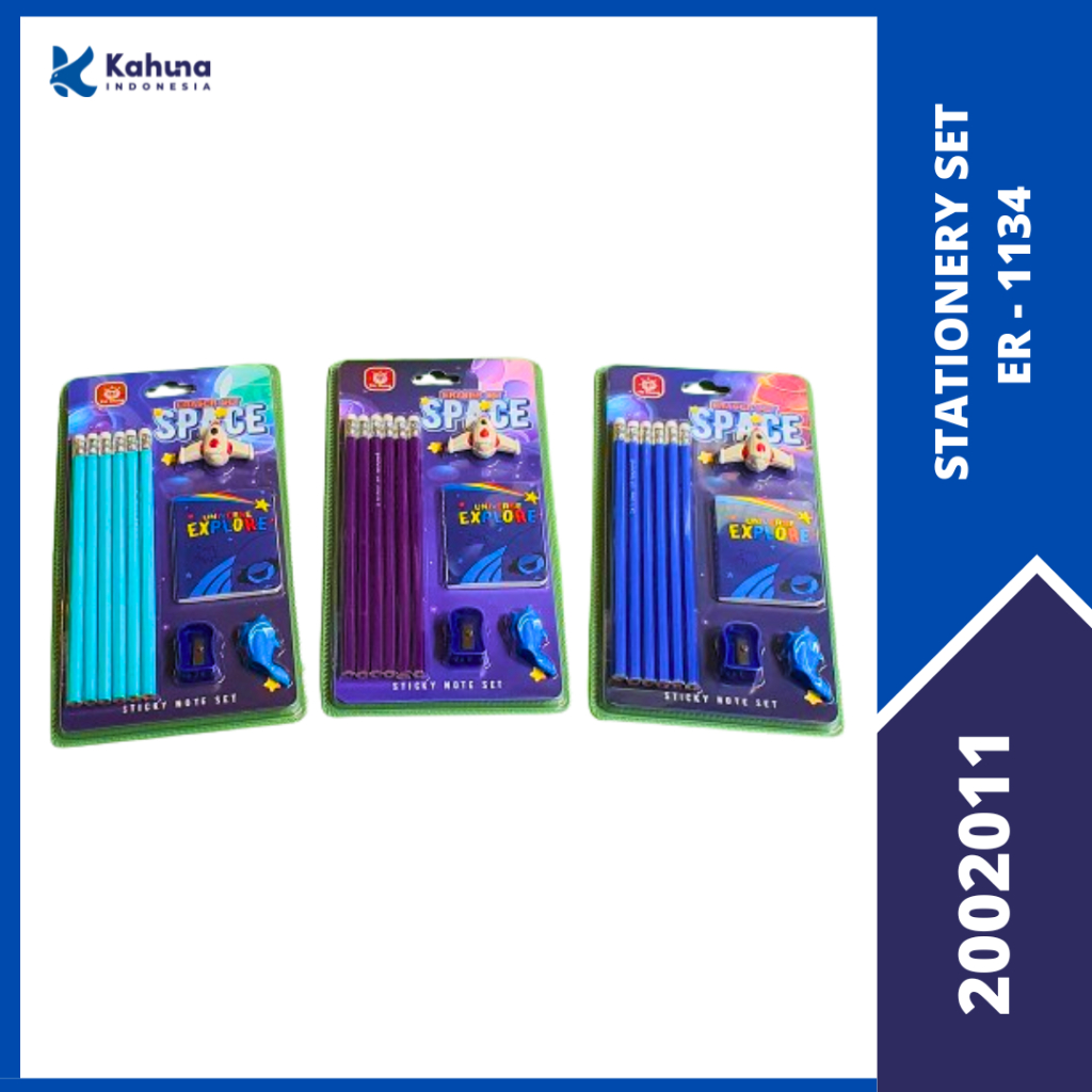 

STATIONERY SET ER-1134 / Kotak Pensil Anak 10IN1 / Alat Tulis Sekolah Anak Set untuk Hadiah [2002011]