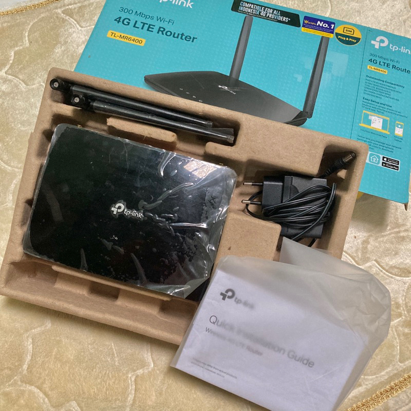 Preloved TP-link router wifi tp link mr6400 4G modem wifi router LTE SIM