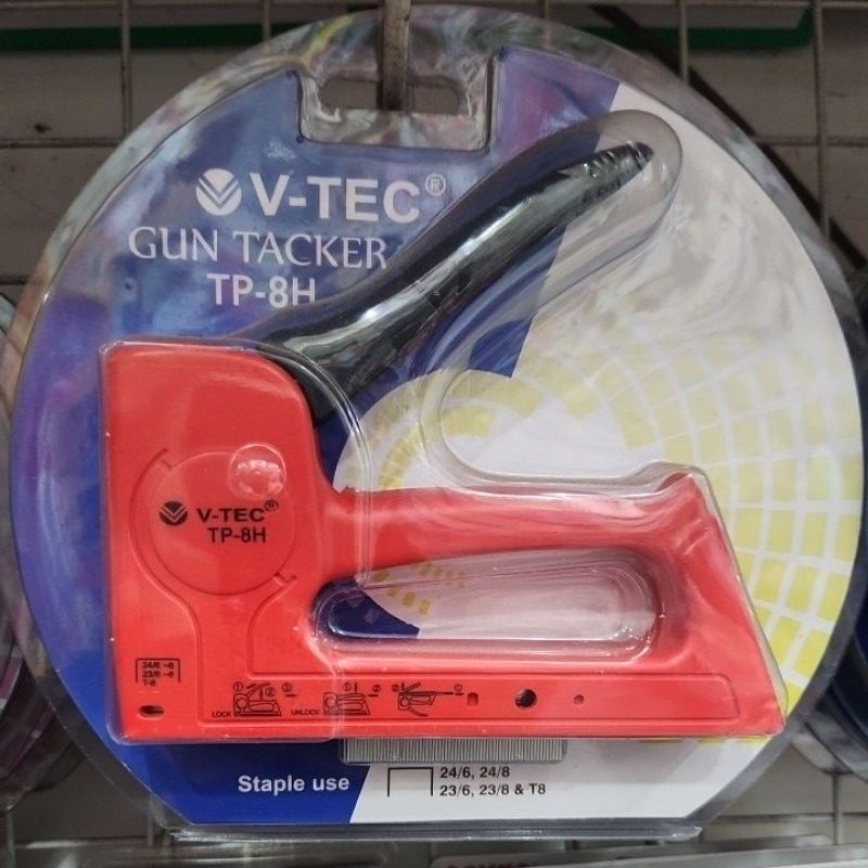 

Gun Tacker Vtec Tp8H / Staples Tembak Vtec Tp-8h ( 1Pcs)