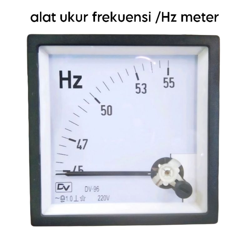 DV Hz meter jarum pointer frekuensi meter hertz meter 45/55 Hz DV96