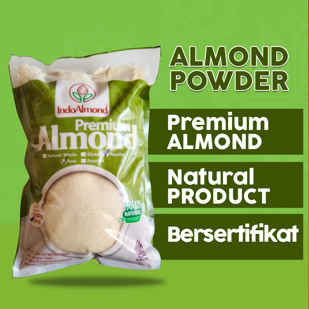 

Tepung Almond / Almond Bubuk / Almond Powder (Raw/Roasted) - Indoalmond