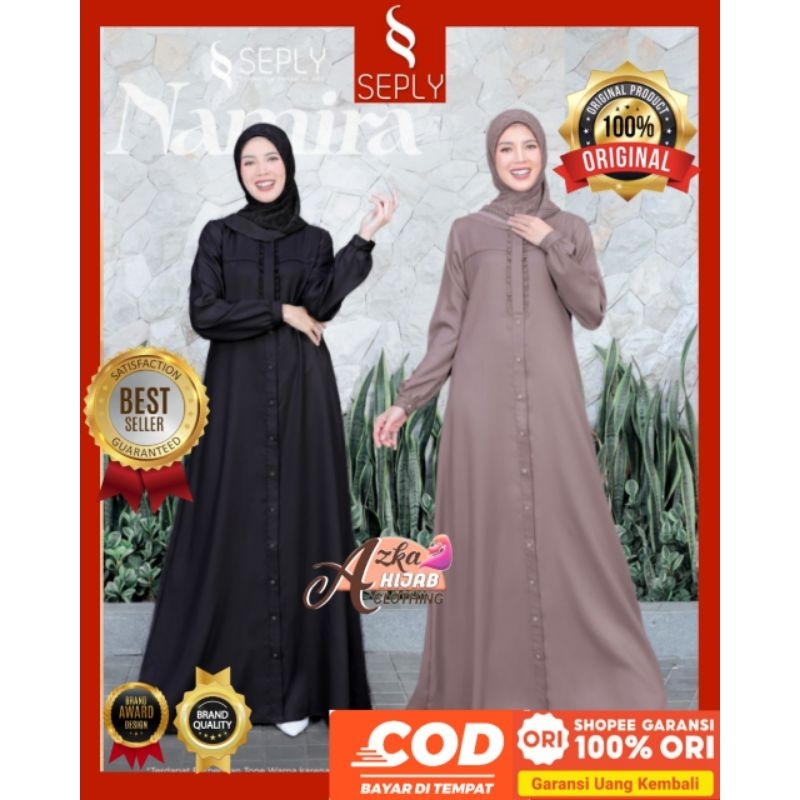 GAMIS SEPLY NAMIRA 01 SEPLY / DRESS MUSLIMAH / DRESS MUSLIM TERBARU 2024 / BAJU GAMIS TERBARU 2024 /