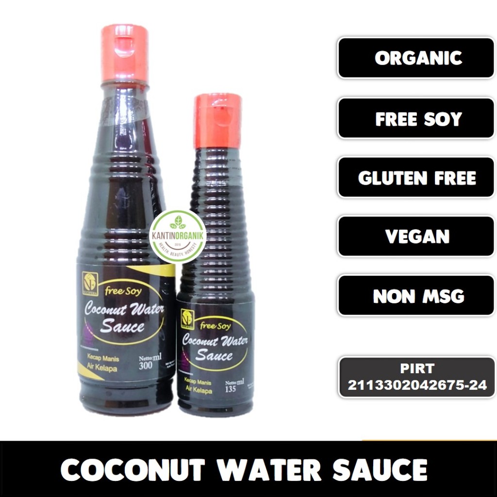 

Coconut Water Sauce / Kecap Manis Air Kelapa Nucifera Gluten Free 300ml