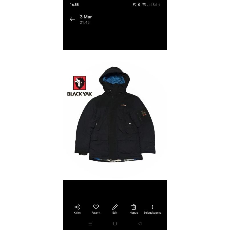 jaket bulang blackyak