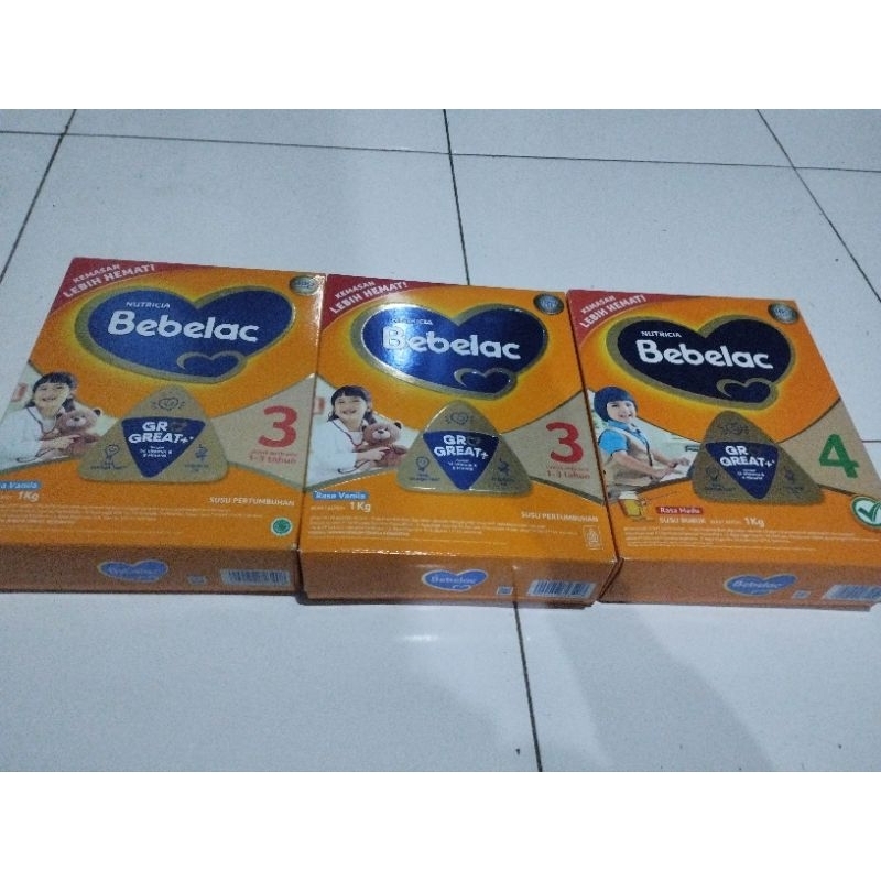 promo susu bebelac 2 rasa vanilla 1kg original