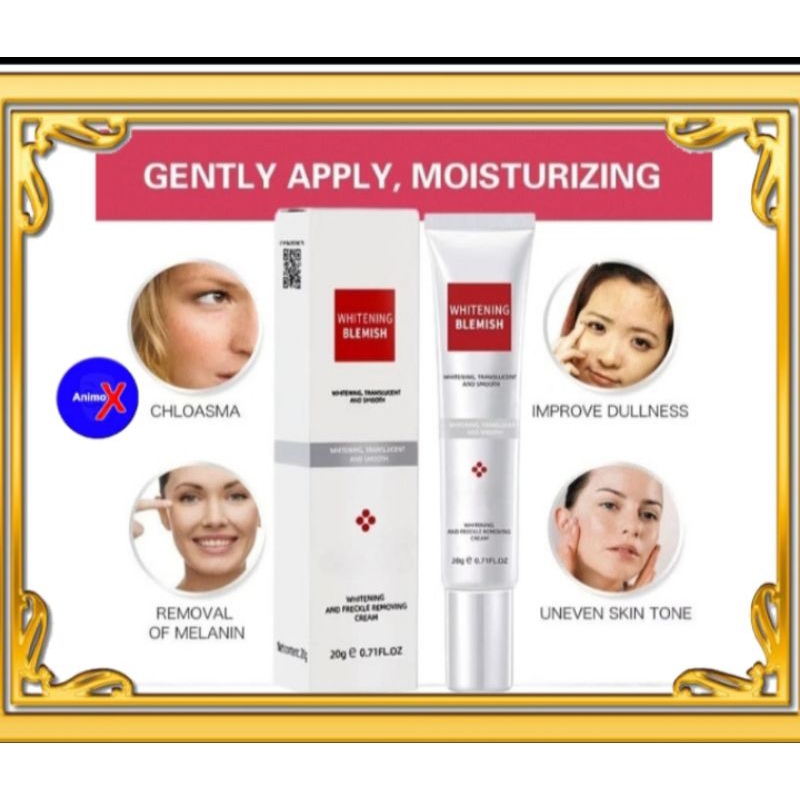 ORIGINAL 100 % WHITENING BLEMISH & FRECKLE REMOVING CREAM / PENGHILANG BINTIK HITAM & MENCERAHKAN WA