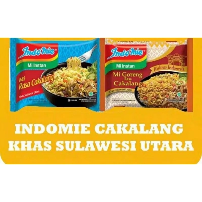 

Indomie Cakalang kuah goreng khas Sulawesi Utara 75gr