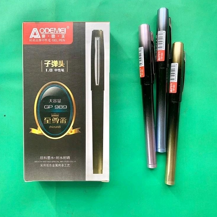 

PULPEN GEL AODEMEI 989/1.0/HITAM/12 PCS