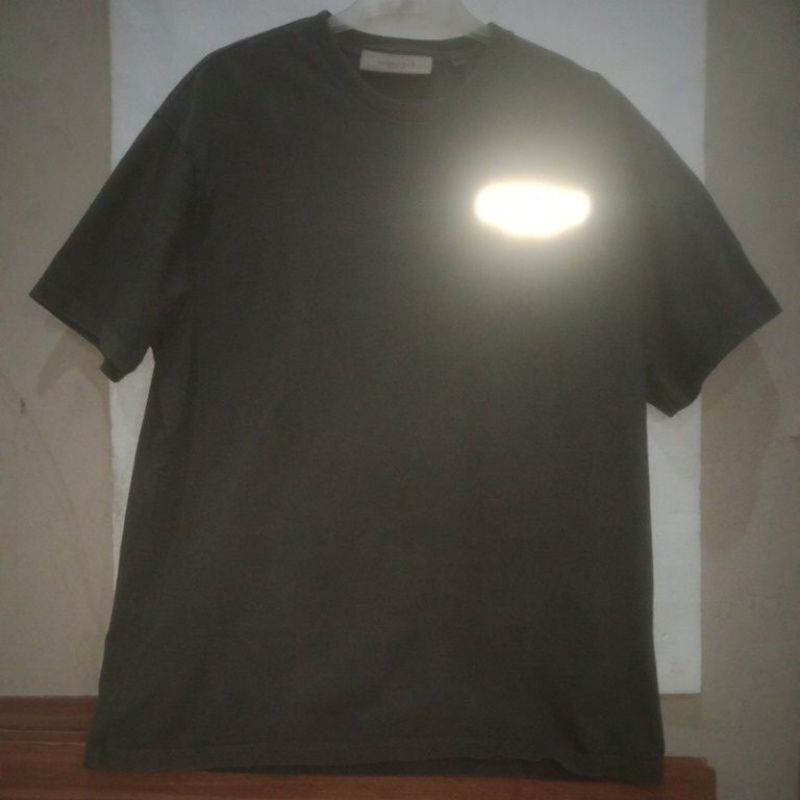 ESSENTIALS fear of God t shirt [REFLEKTIF LOGO] Size XL SECOND ORIGINAL