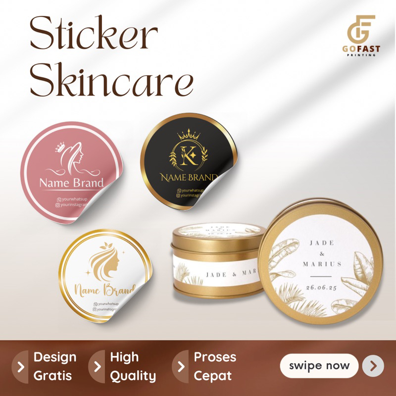 

STIKER SKINCARE / KOSMETIK / STICKER LABEL / STICKER KECANTIKAN
