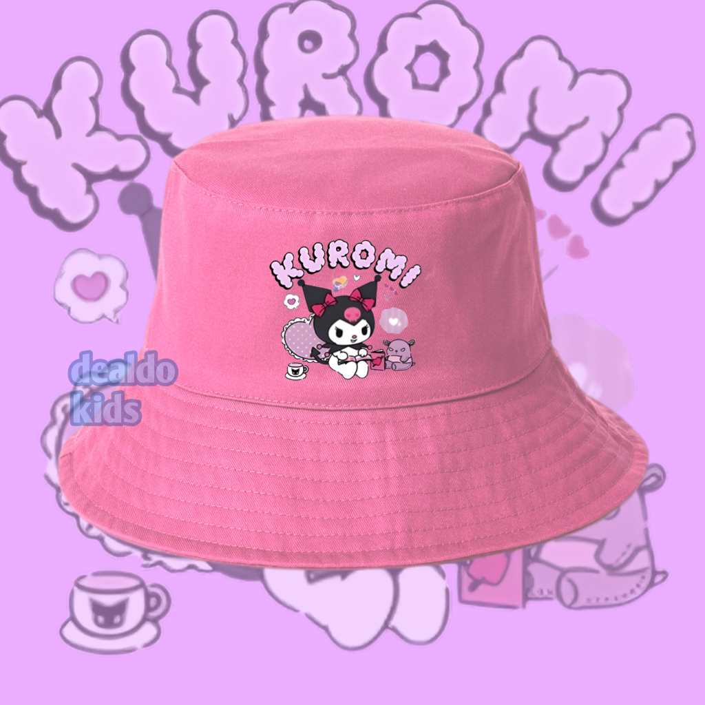 Topi Bucket Anak Kuromiii / Topi Bucket Anak laki-laki perempuan