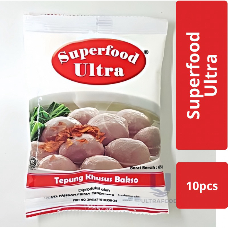 

Tepung bakso. "Superfood Ultra" Paket isi 10pcs.