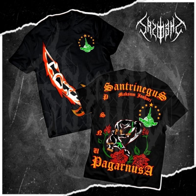 Kaos Pagar Nusa Santrine Gus Maksum