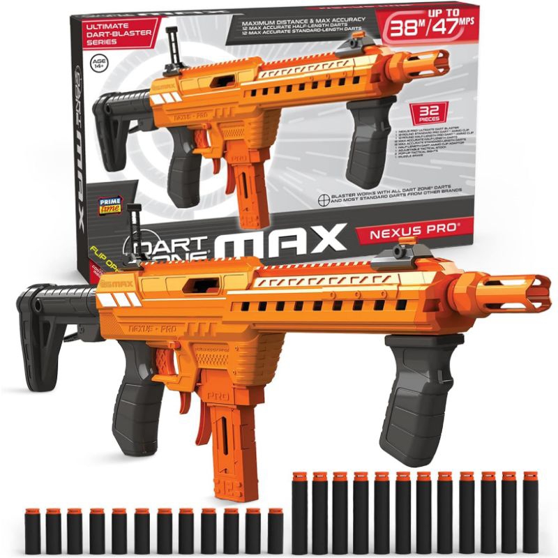 Dart zone max Nexus pro ultimate dart blaster original mainan pistol