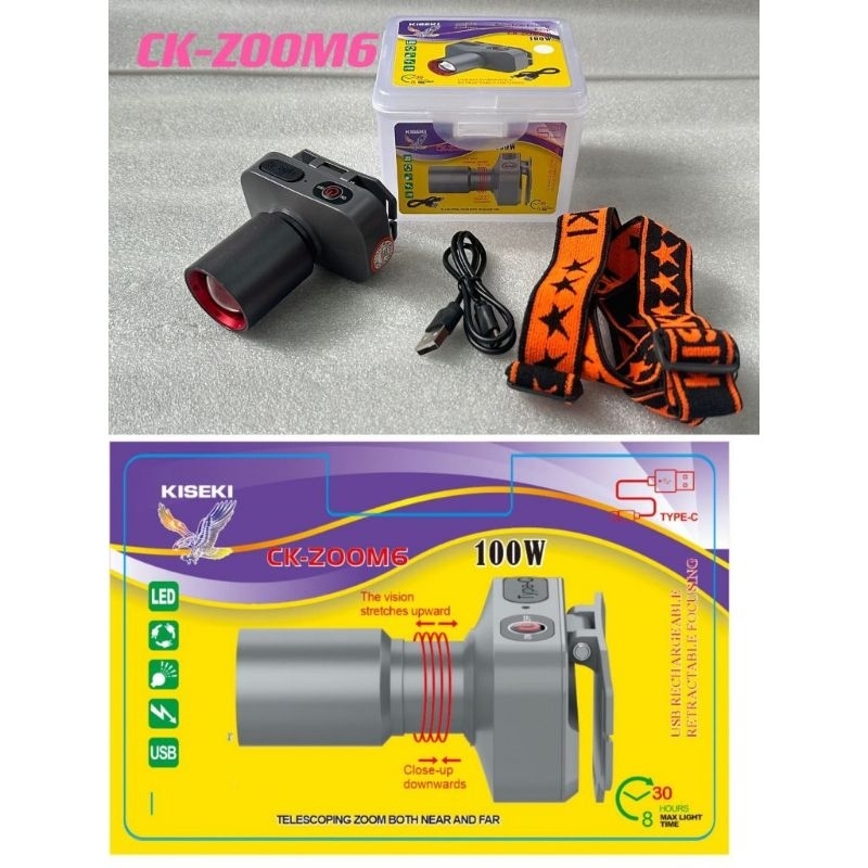 senter kepala ZOOM KISEKI CK-ZOOM6 100 WATT/CK-ZOOM8 100 WATT