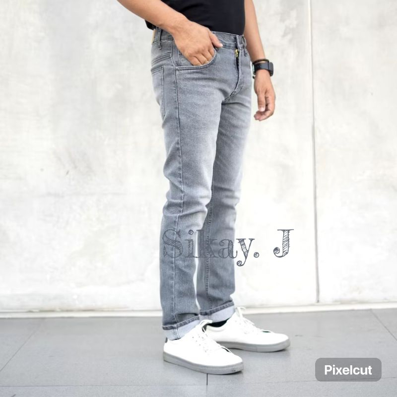 BOMBSTONE - Celana Jeans Pria - Slim'fit Street