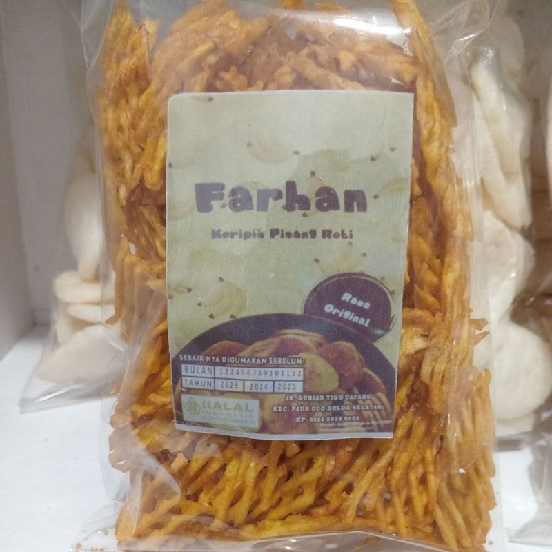 

kripik pisang cetak farhan