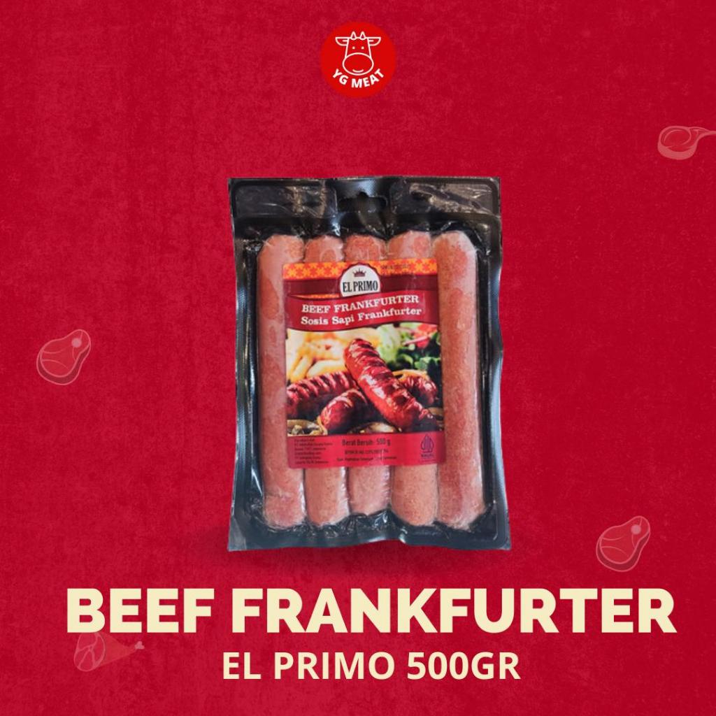 Beef Frankfurter 500gr El Primo | Sosis Indomaret Viral