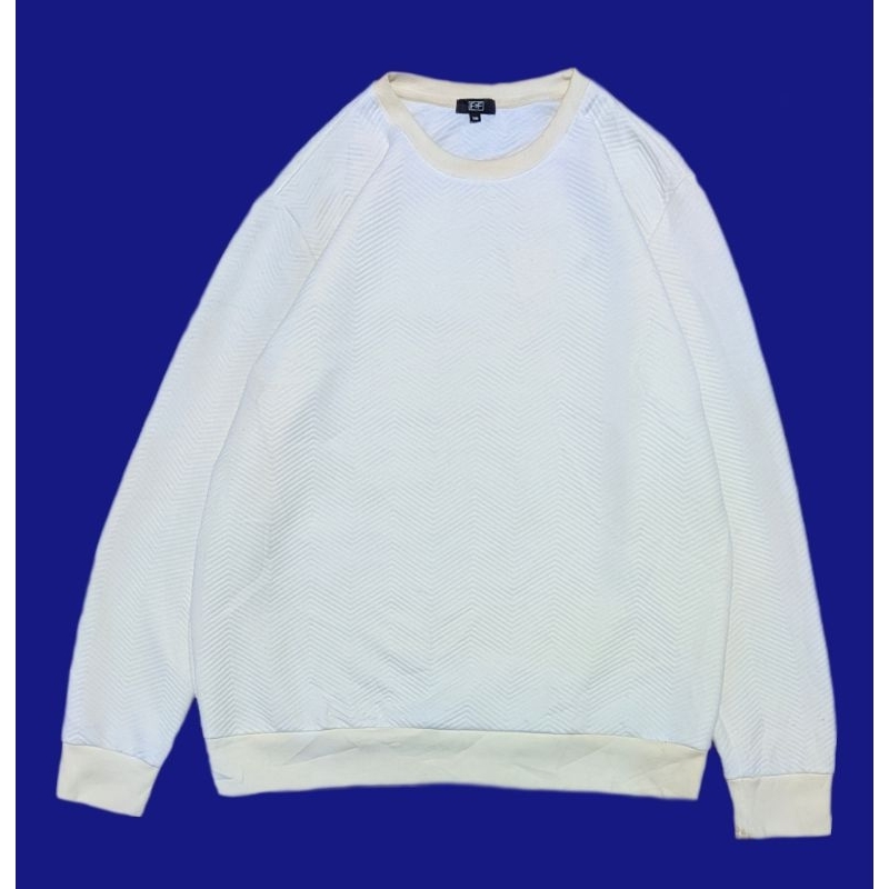 crewneck f2f kuiltet basic bermotif keren