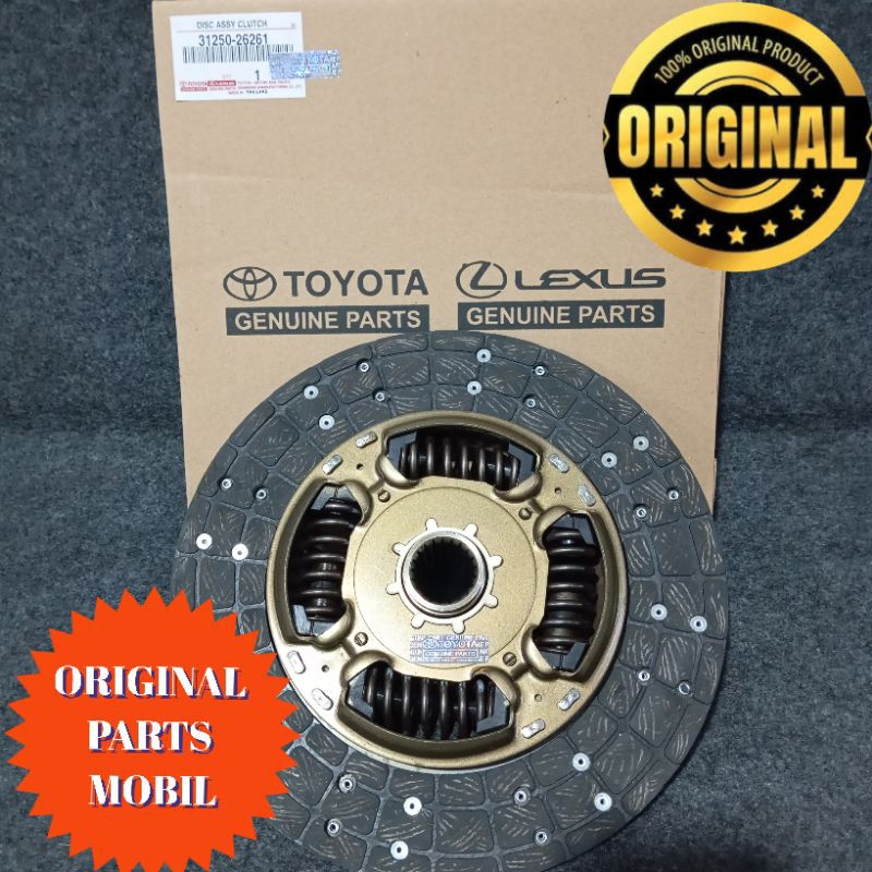 KAMPAS KOPLING ORI TOYOTA FORTUNER 2.5/HILUX 2.5 2KD GARANSI