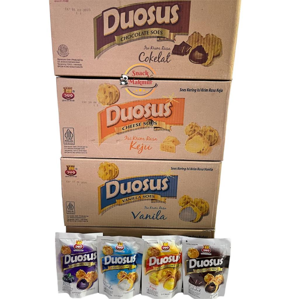 

DUOSUS Soes Isi 1 Dus Isi 30pcs - Sus Isi Kering Dengan Varian Rasa