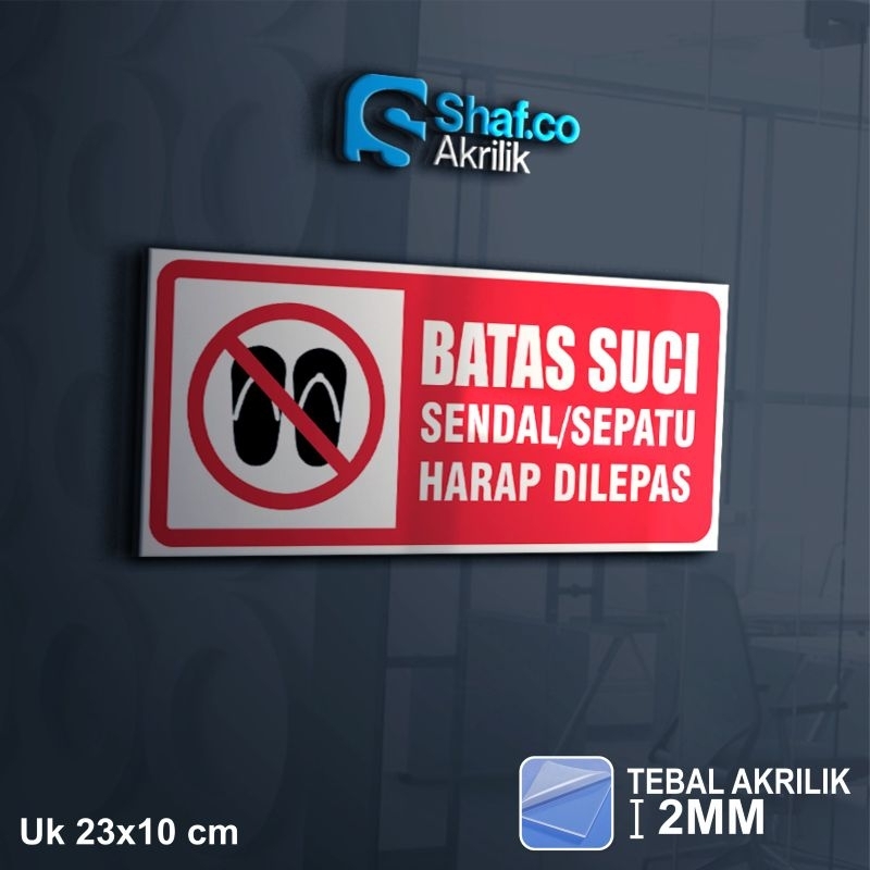 

AKRILIK SIGN BOARD BATAS SUCI LANDSCAPE // ACRYLIC // RAMBU // // 2 MM
