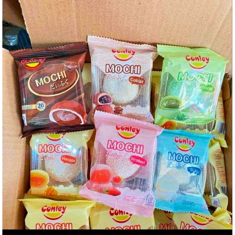 

CONLEY MOCHI, MOCHI TABUR KELAPA 30 GRAM, MOCHI SUSU, MOCHI ANEKA RASA ECER