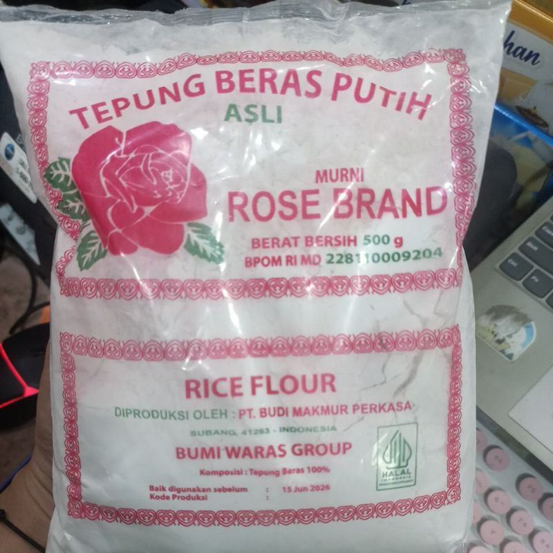 

Tepung Beras putih/Rose brand