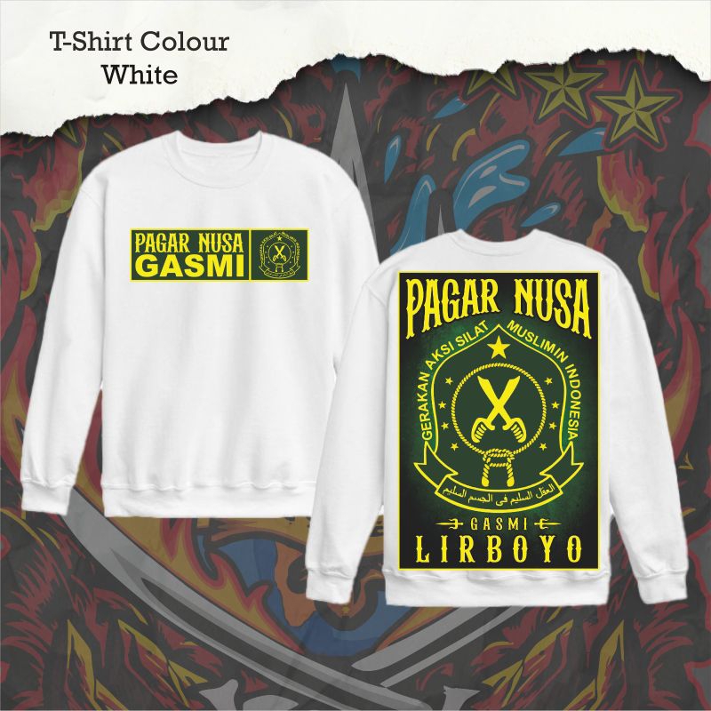 Sweater PN Pagar Nusa Gasmi Lirboyo Sablon DTF Desain Terbaru  y Otentix