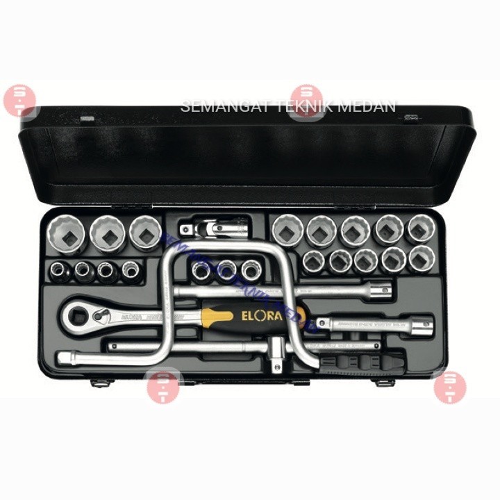 KUNCI MATA SOK SOCK SOCKET SET 1/2" ELORA GERMANY 771 LMU 771LMU