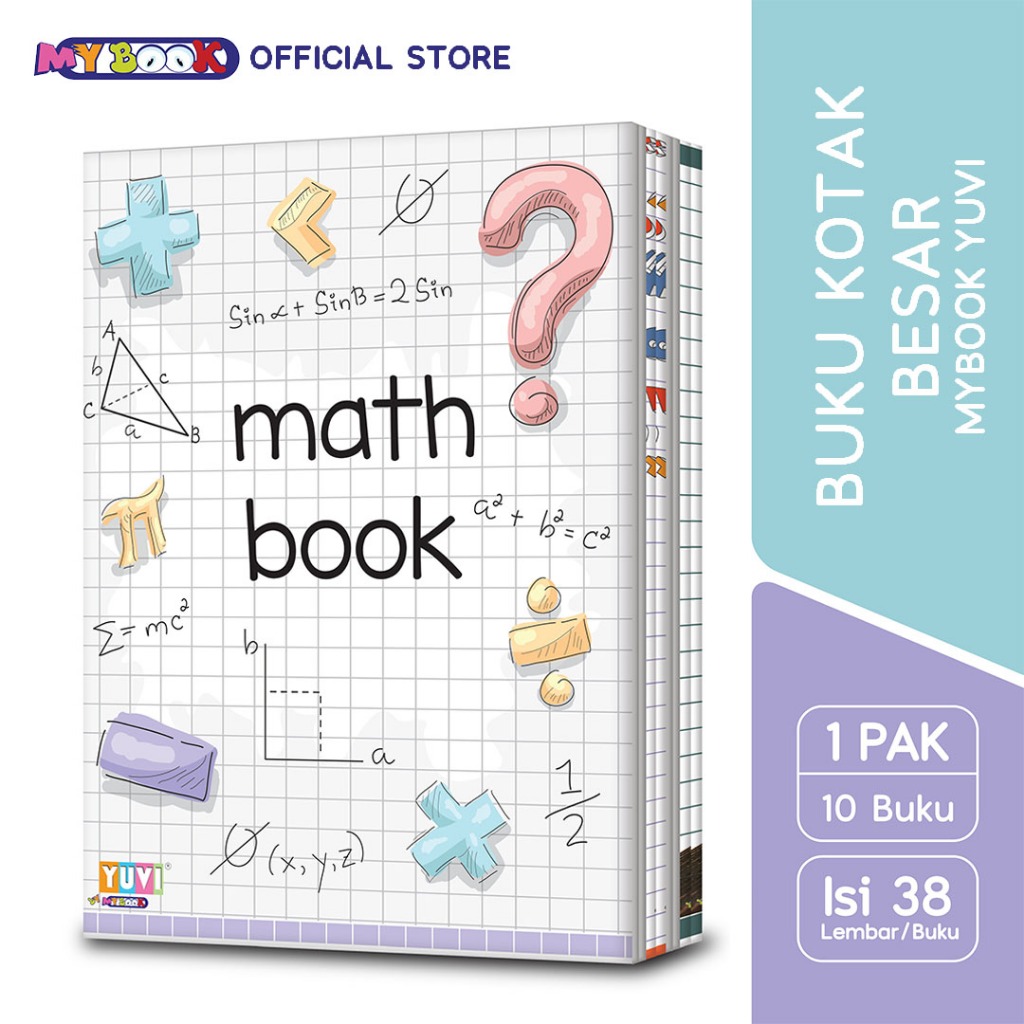 

My Book Yuvi Buku Kotak Kecil Matematika 38 Lembar - 10 Buku