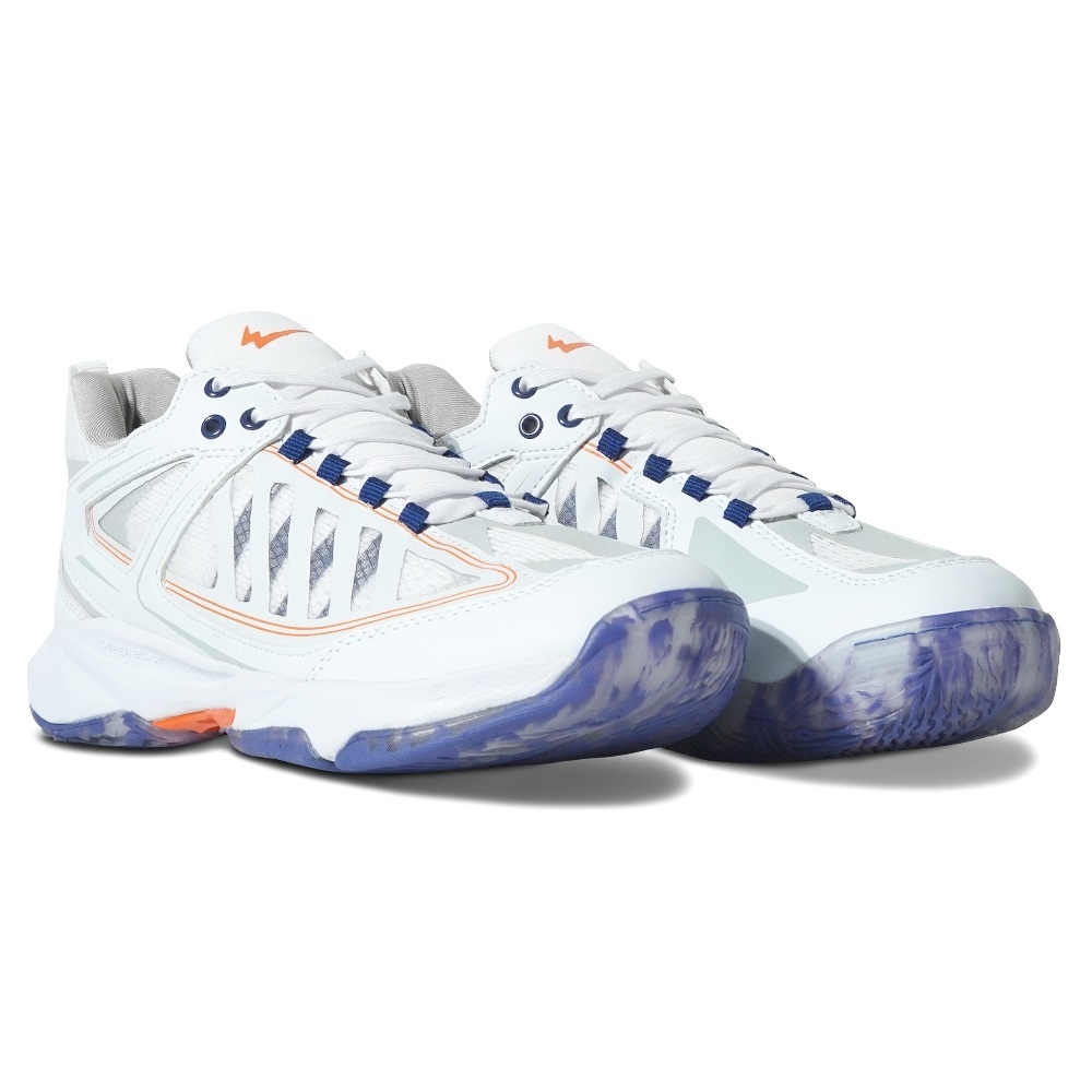 Eagle PNR PRIME PUTIH/BIRU TUA - Sepatu Badminton / PNR Prime Eagle Original
