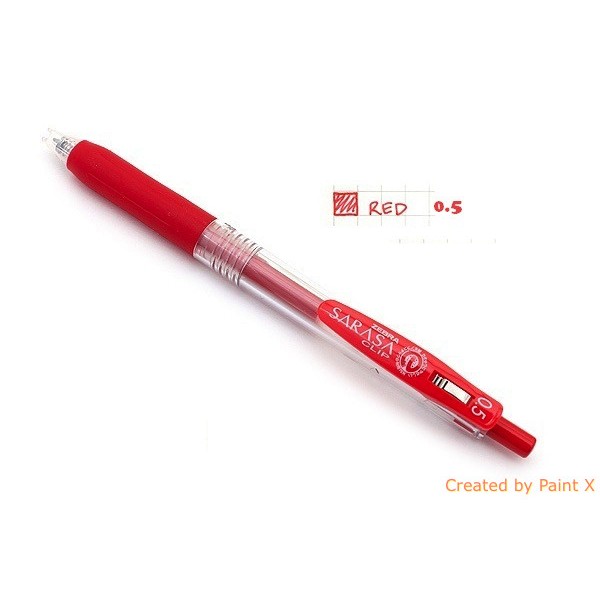 

Pulpen Zebra Sarasa Clip 0.5 Merah jj15-R