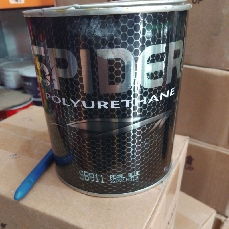 CAT PU MUTIARA BIRU/LEMBAYUNG BIRU