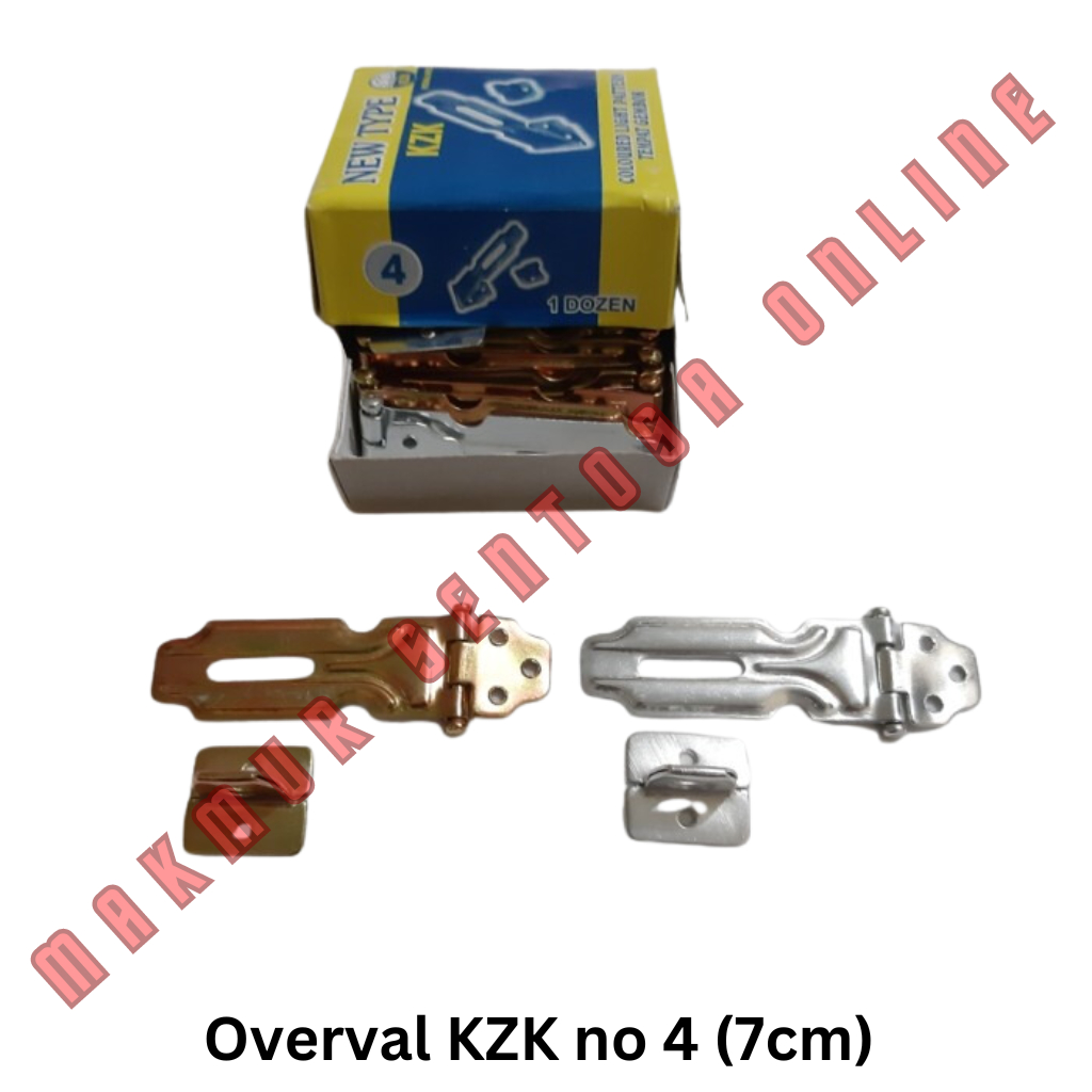 Overval Warna 7cm KZK No 4 - Overpal tempat cantolan gembok
