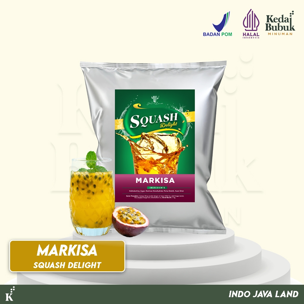 

Javaland Bubuk Minuman Squash Rasa Markisa 1Kg | Squash Delight