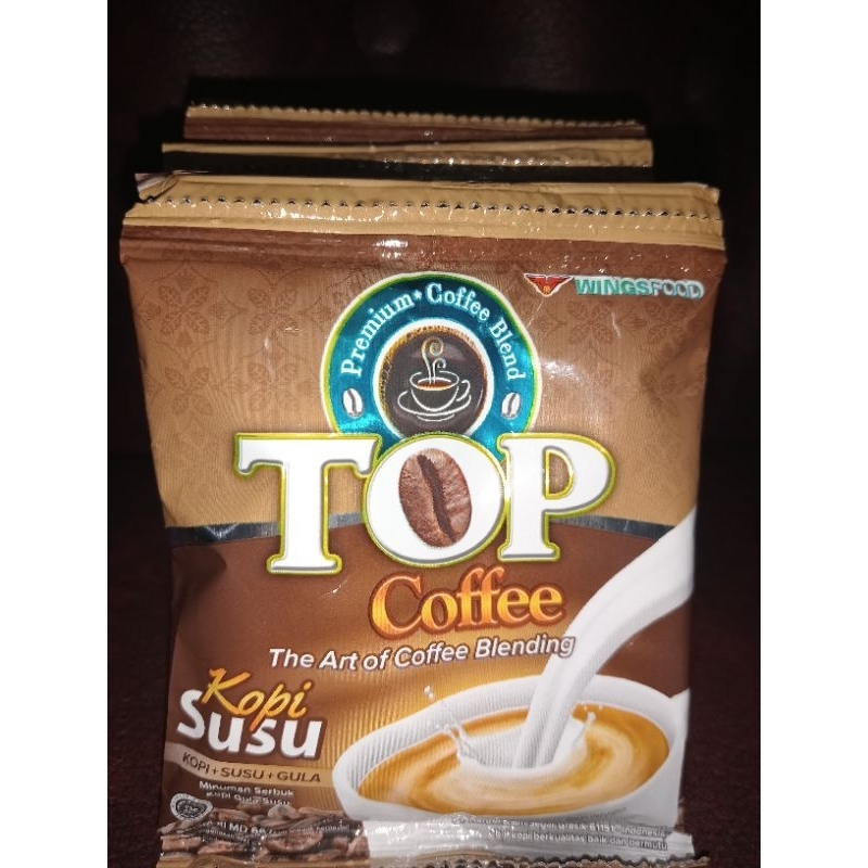 

Top Coffee Kopi Susu 1 Renceng 10 pcs