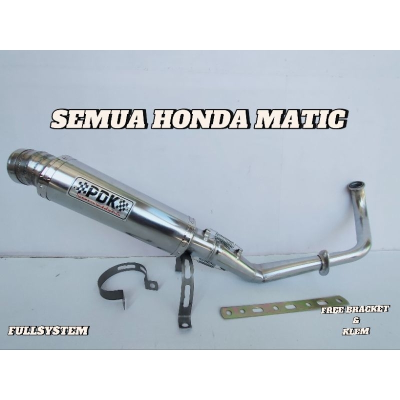 knalpot racing PDK semua motor honda matic.beat karbu,beat pgm-fi,beat esp-fi,vario 110 karbu/techno