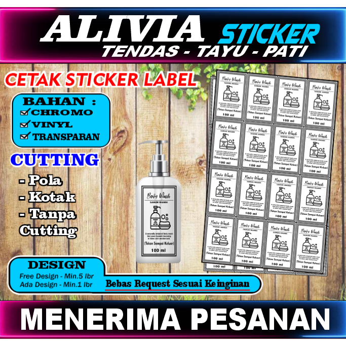 

Stiker Chromo-Stiker Label-Stiker Transparan-Stiker Cutting-Stiker Kotak-Stiker Bebas Request