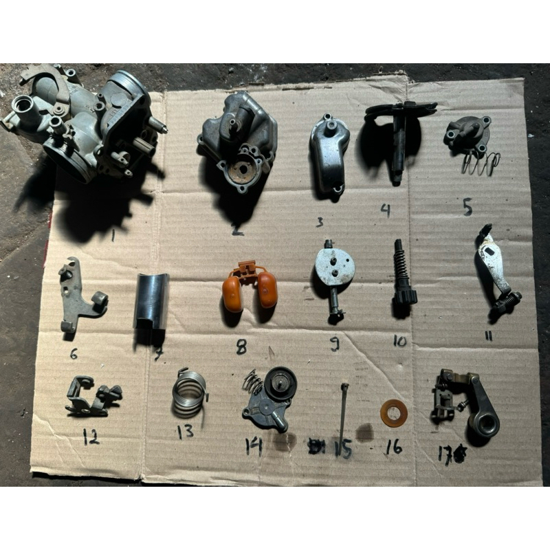 Eceran karburator karbu tiger tirev original