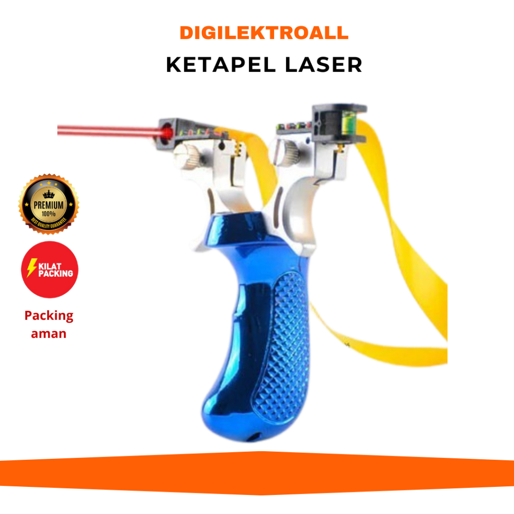 [PREMIUM] Big Power Ketapel Laser Tactical Ketapel Slingshot Dengan Laser Sight Ketapel Burung 1set 