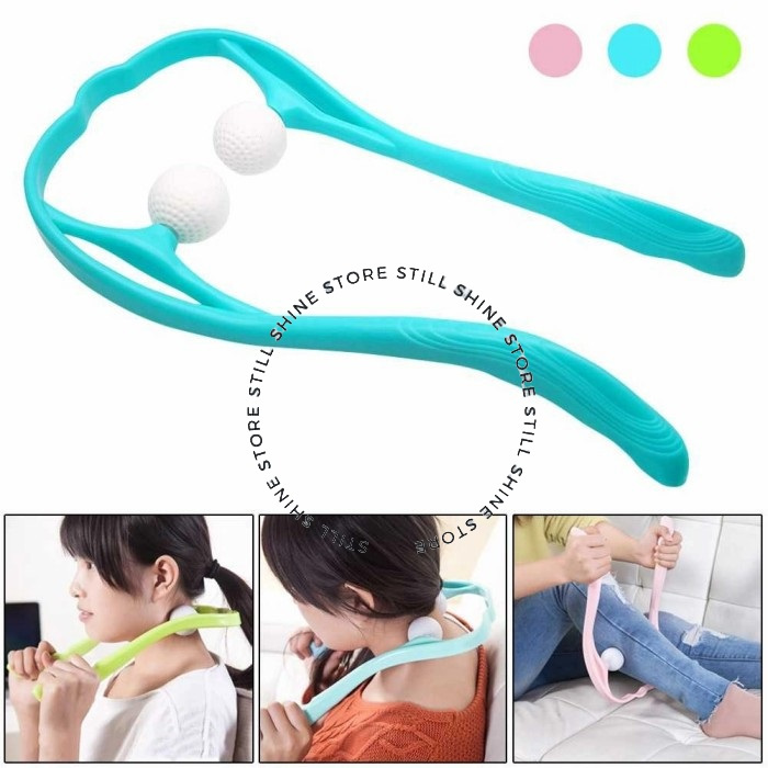 Rol Roller Alat Pijat Terapi Relaksasi Leher Betis Paha Kaki Tubuh Badan Anti Pegal Portabel