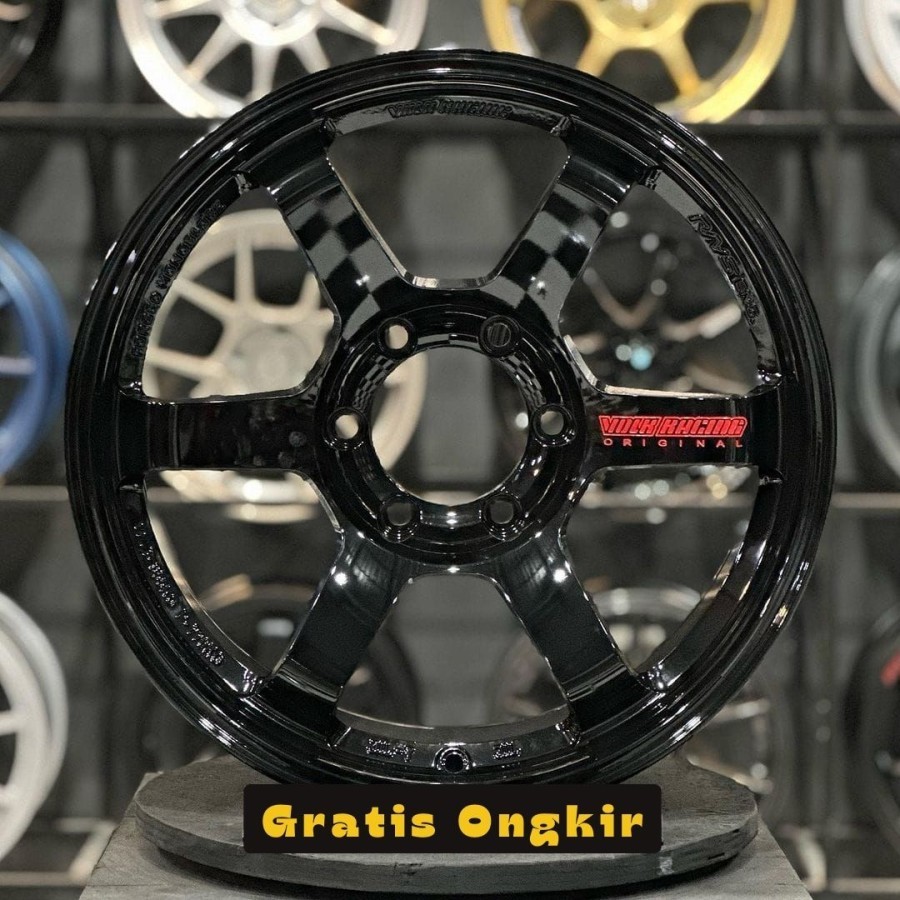 velg jdm ring 18 TE37 PROGRESSIVE velg mobil r18 fortuner ranger hilux