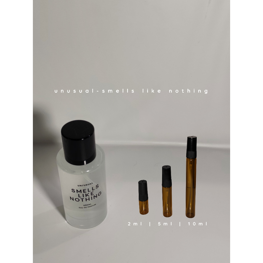 Decant share Unusual - Smells Like Nothing tester parfum | 2ml | 5ml | 10ml - tokoloola -