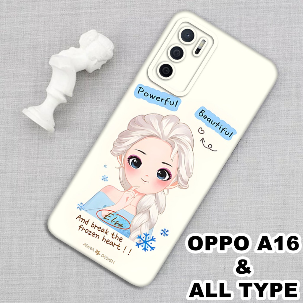 (GC19) Softcase karet Hp OPPO A16 | Case Frozen | Case OPPO A16 Silikon Tpu Pro Camera | Kesing OPPO