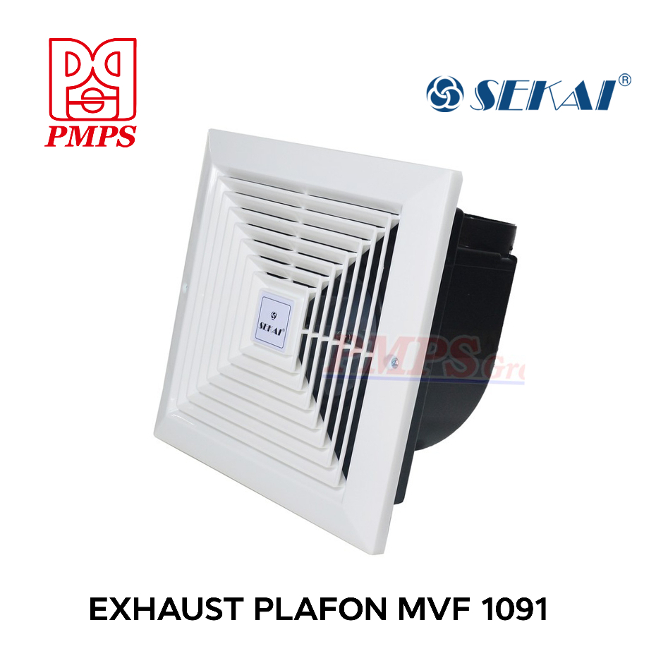 EXHAUST PLAFON MVF 1091 (DUCTING 4 INCH, PLASTIK) SEKAI